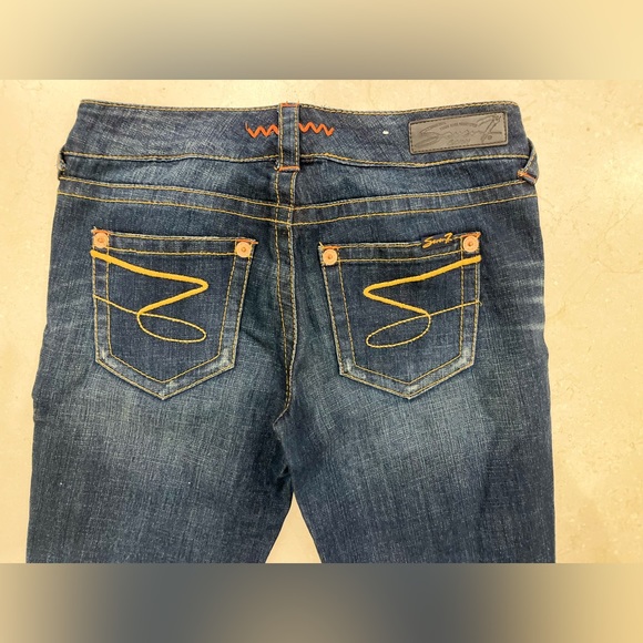 Seven jeans with contrast stitching, flares - Picture 4 of 4